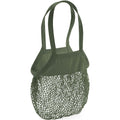 Olive Green - Front - Westford Mill Mesh Tote Bag