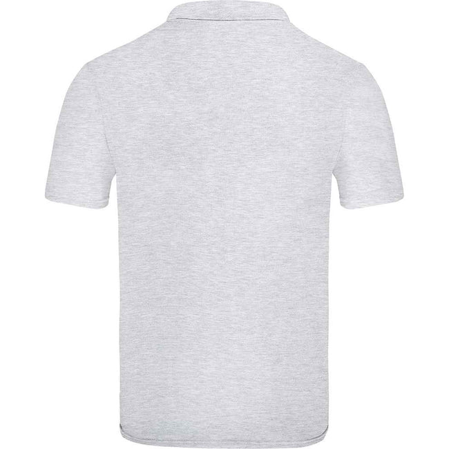 Heather Grey - Back - Fruit of the Loom Mens Original Pique Heather Polo Shirt