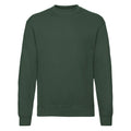 Bottle Green - Front - Fruit of the Loom Unisex Adult Classic Drop Shoulder Sweatshirt