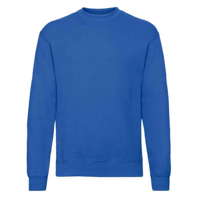 Royal Blue - Front - Fruit of the Loom Unisex Adult Classic Drop Shoulder Sweatshirt