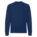 Navy - Front - Fruit of the Loom Unisex Adult Classic Drop Shoulder Sweatshirt