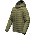 Sage Green-Graphite Grey - Lifestyle - Stormtech Mens Stavanger Thermal Padded Jacket