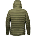 Sage Green-Graphite Grey - Back - Stormtech Mens Stavanger Thermal Padded Jacket