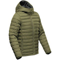 Sage Green-Graphite Grey - Side - Stormtech Mens Stavanger Thermal Padded Jacket
