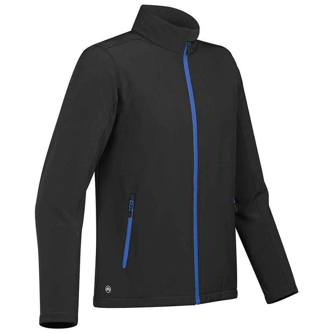 Black-Azure - Back - Stormtech Mens Orbiter Soft Shell Jacket