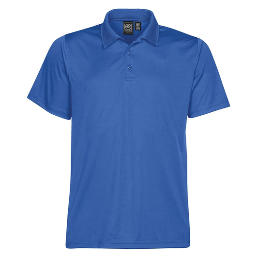 Azure - Front - Stormtech Mens Eclipse Piqué Polo Shirt