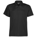 Black - Front - Stormtech Mens Eclipse Piqué Polo Shirt