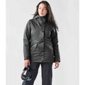 Charcoal - Back - Stormtech Womens-Ladies Zurich Thermal Parka
