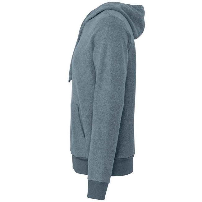 Slate Heather - Side - Bella + Canvas Unisex Adult Sueded Hoodie