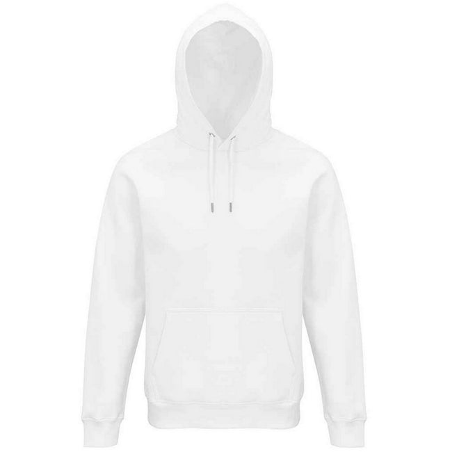 White - Front - SOLS Unisex Adult Stellar Organic Hoodie