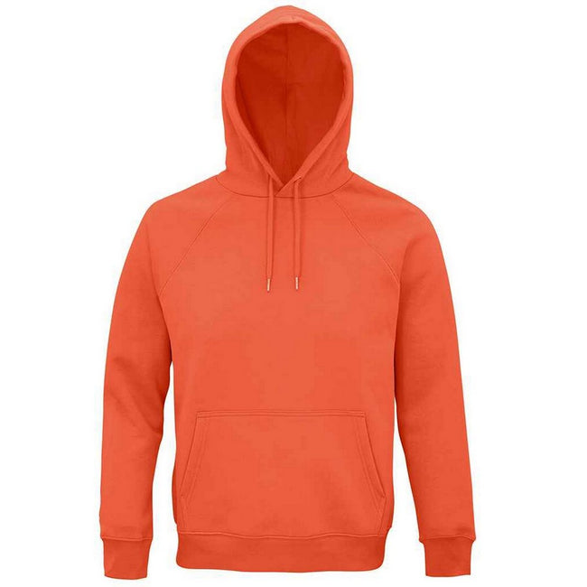 Burnt Orange - Front - SOLS Unisex Adult Stellar Organic Hoodie