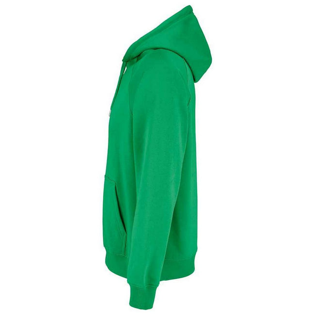 Spring Green - Back - SOLS Unisex Adult Stellar Organic Hoodie