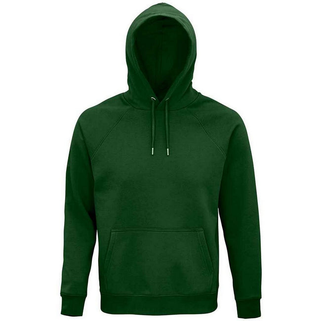 Bottle Green - Front - SOLS Unisex Adult Stellar Organic Hoodie