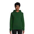 Bottle Green - Side - SOLS Unisex Adult Stellar Organic Hoodie