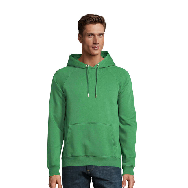 Spring Green - Side - SOLS Unisex Adult Stellar Organic Hoodie