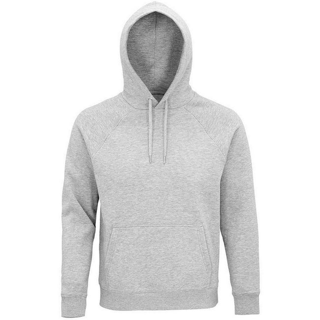 Grey Marl - Front - SOLS Unisex Adult Stellar Organic Hoodie