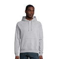 Grey Marl - Side - SOLS Unisex Adult Stellar Organic Hoodie