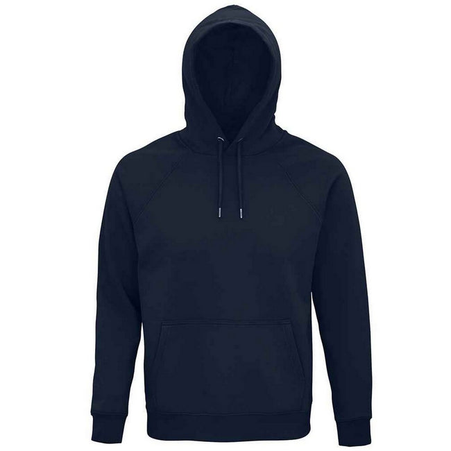 French Navy - Front - SOLS Unisex Adult Stellar Organic Hoodie