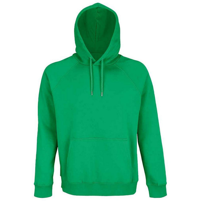 Spring Green - Front - SOLS Unisex Adult Stellar Organic Hoodie