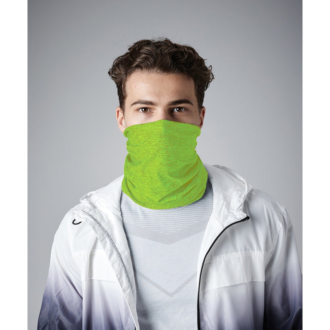 Lime Green - Back - Beechfield Morf Marl Snood