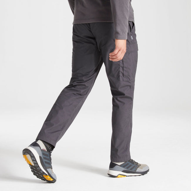 Carbon Grey - Side - Craghoppers Mens Expert Kiwi Tailored Trousers