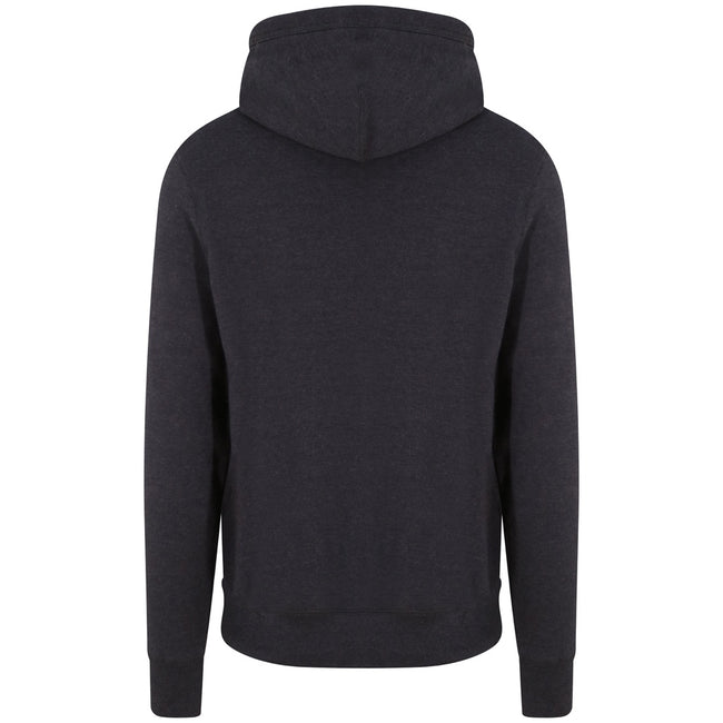 Black Smoke - Side - Awdis Unisex Adult Cross Neck Hoodie