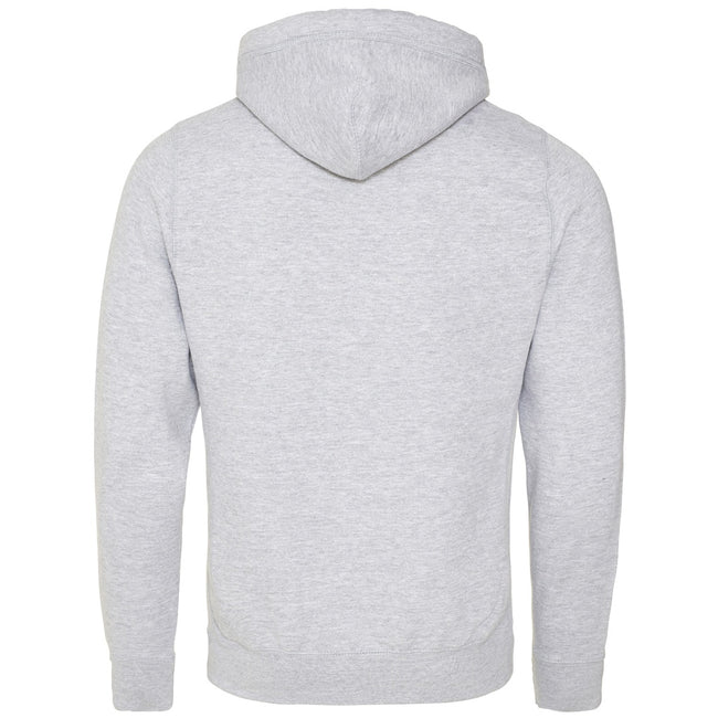Heather Grey - Side - Awdis Unisex Adult Cross Neck Hoodie