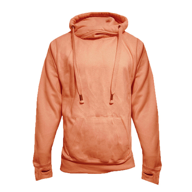 Ginger Biscuit - Front - Awdis Unisex Adult Cross Neck Hoodie