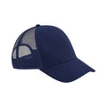 Oxford Navy - Front - Beechfield Unisex Adult 6 Panel Trucker Cap