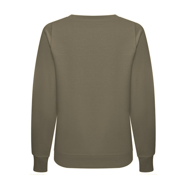 Dusky Green - Back - Awdis Womens-Ladies Sweatshirt
