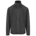 Charcoal - Front - PRO RTX Unisex Adult Fleece Jacket