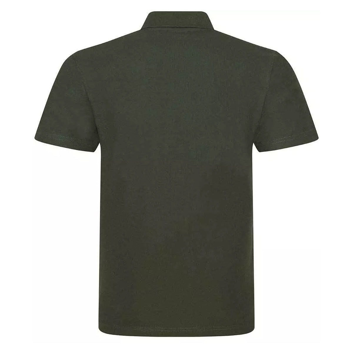 Khaki - Back - PRO RTX Unisex Adult Pique Polo Shirt