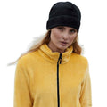 Black - Side - Beechfield Recycled Fleece Beanie