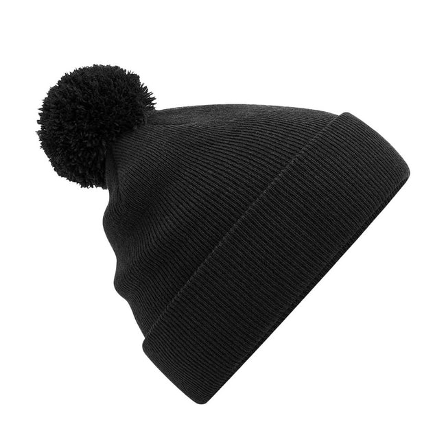 Black - Front - Beechfield Childrens-Kids Original Pom Pom Beanie
