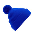 Bright Royal Blue - Front - Beechfield Childrens-Kids Original Pom Pom Beanie