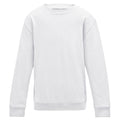Arctic White - Front - Awdis Childrens-Kids Sweatshirt