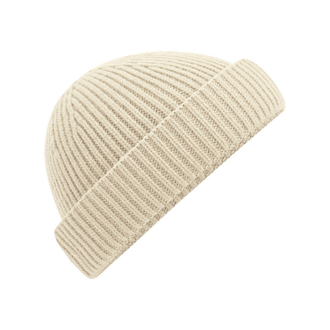 Oatmeal - Front - Beechfield Unisex Adult Recycled Harbour Beanie