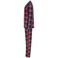 Red-Navy - Lifestyle - SF Mens Tartan Pyjama Set