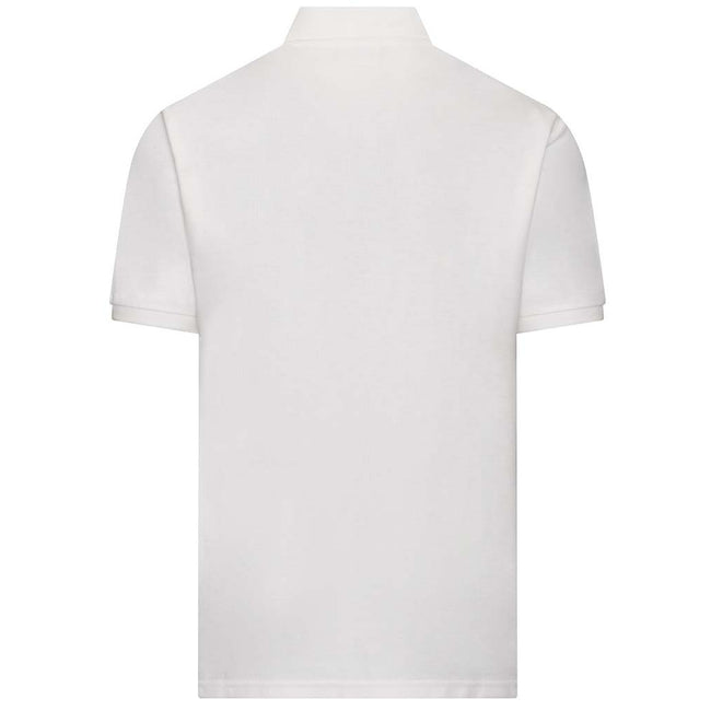White - Back - Awdis Adults Unisex Academy Pique Polo Shirt