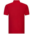 Red - Back - Awdis Adults Unisex Academy Pique Polo Shirt