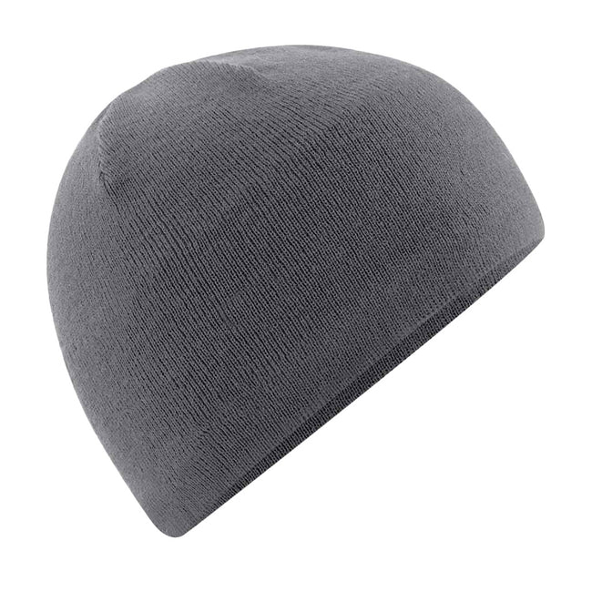 Graphite Grey - Front - Beechfield Water Repellent Active Beanie