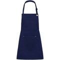 Navy - Front - Le Chef Bibbed Full Apron