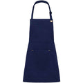 Navy - Front - Le Chef Bibbed Full Apron