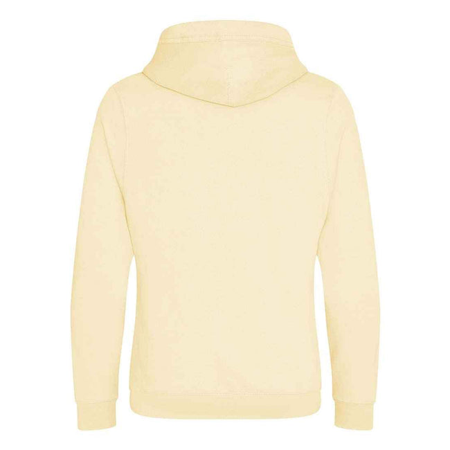 Vanilla - Back - Awdis Unisex Adult Crossover Collar Hoodie