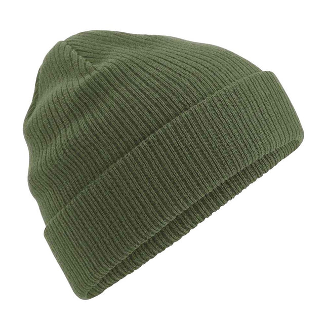 Olive Green - Front - Beechfield Unisex Adult Beanie
