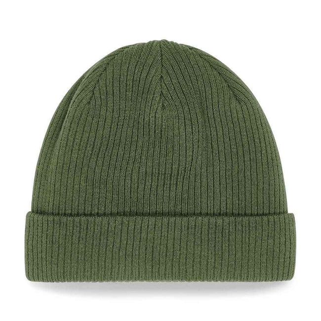 Olive Green - Back - Beechfield Unisex Adult Beanie