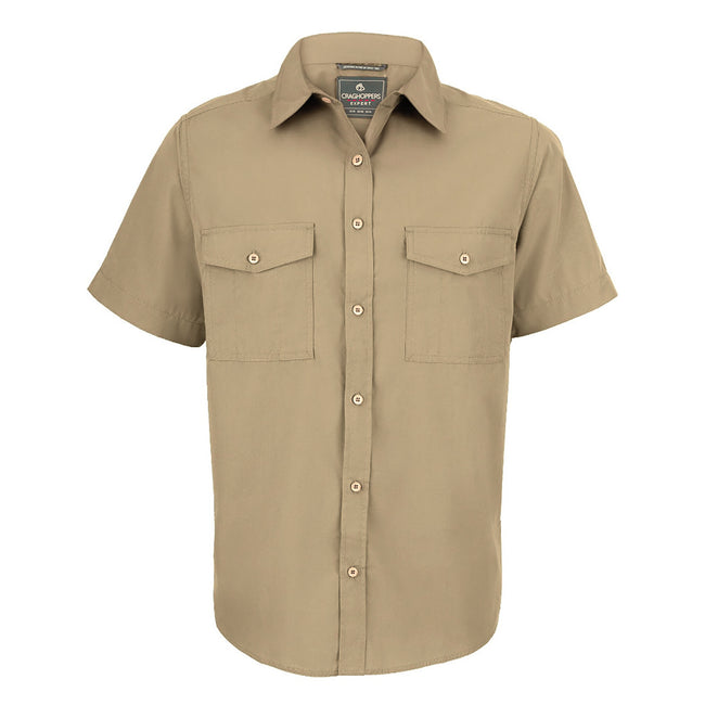 Pebble - Front - Craghoppers Mens Expert Kiwi Short-Sleeved Shirt