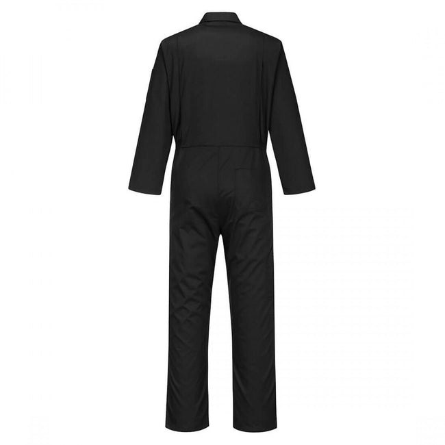 Black - Back - Portwest Unisex Adult Overalls