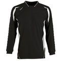 Black-White - Front - SOLS Mens Azteca Long Sleeve Goalkeeper - Football Shirt