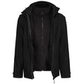 Black - Pack Shot - Regatta Mens Erasmus 4 In 1 Soft Shell Jacket